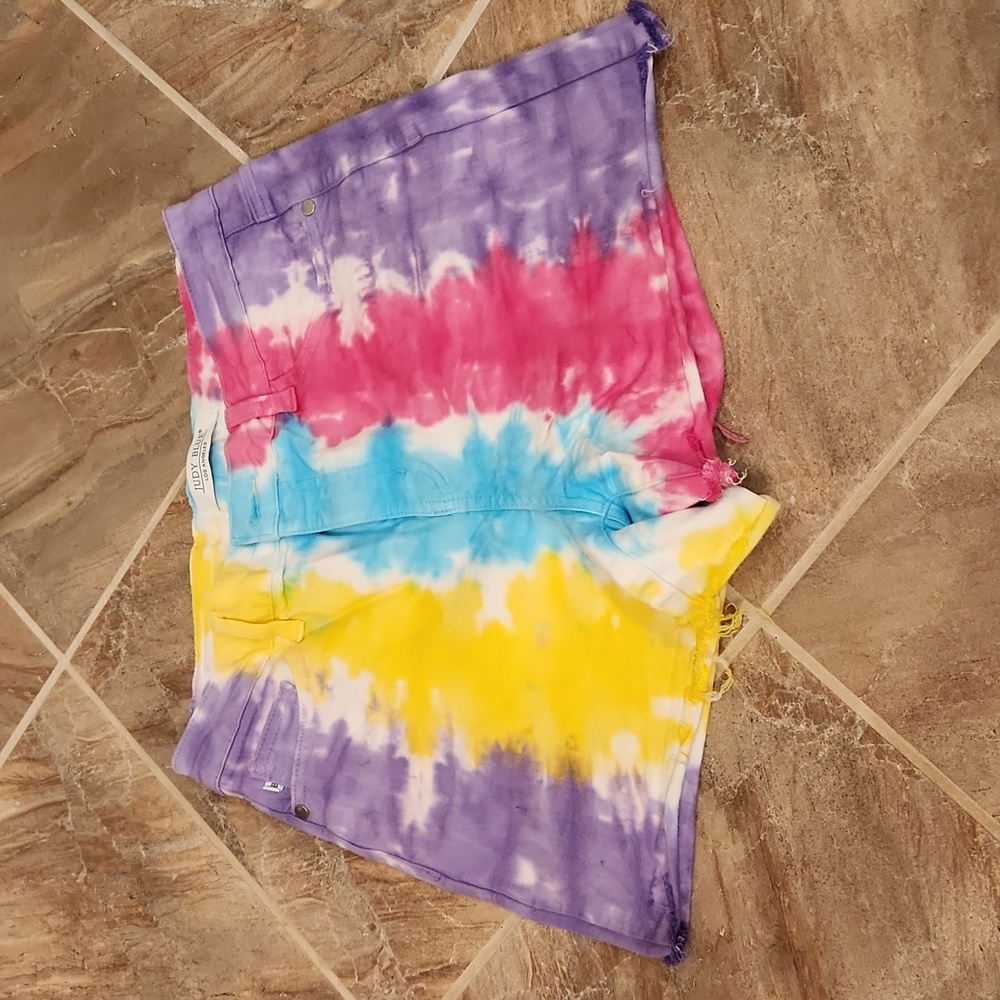 Judy Blue Jean Shorts Tie Dye